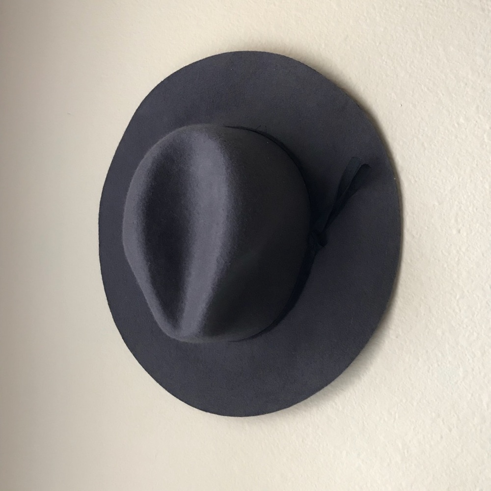 Wool Felt Dark Brown Hat